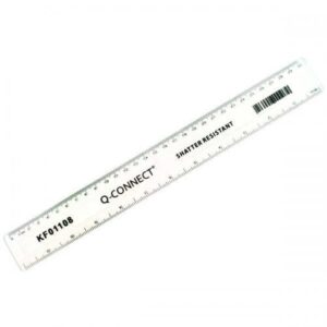 Q Connect Shatterproof Ruler 30cm/12"