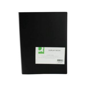 Q Connect Display Book 40 Poc A4 Black