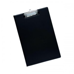 Q Connect Plas Foldover Clipboard F/C Bk