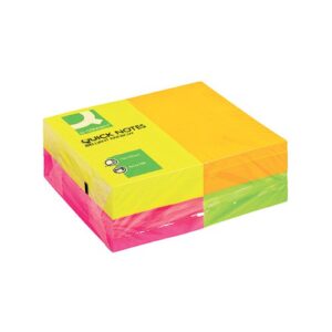 Q Connect Stick Note 5x3 Neon (125x75)