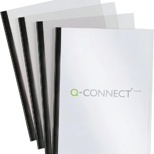 Q Connect Slide Binder Cover Set A4 Blk