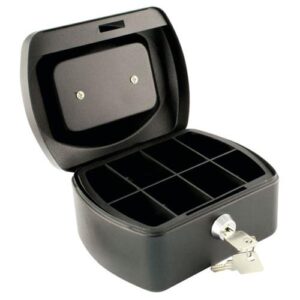 Q Connect Cash Box 6" Black