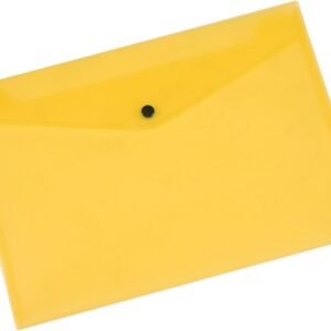 Q Connect Plastic Document Folder A4 Yel