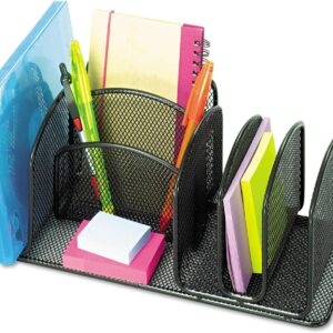 Safco Mesh Deluxe Organizer Black
