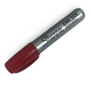 Sanford King Size Permanent Marker Red