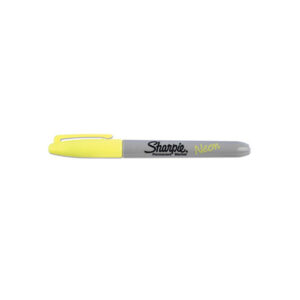 Sharpie Marker Neon Yellow Fine
