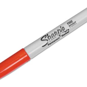 Sharpie Permanent Marker Red Fine