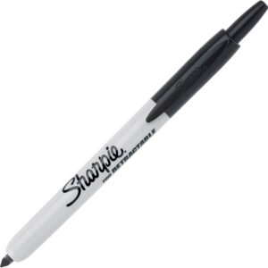 Sharpie Retract Permanent Marker Blk Fin