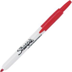 Sharpie Retract Permanent Marker Red F