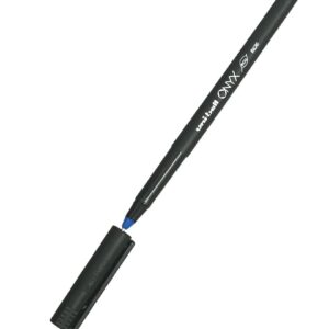 Uni-Ball Onyx Roller Ball Pen Blue Micr