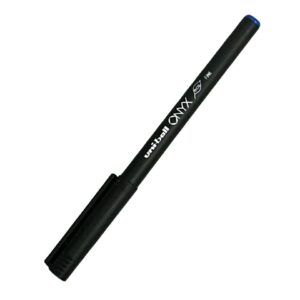 Uni-Ball Onyx Roller Ball Pen Blue Fine