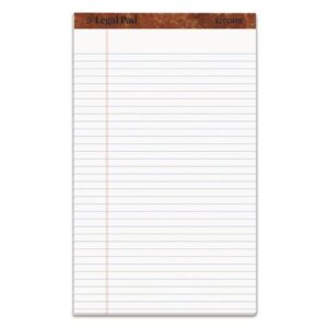 Tops Ruled Pad 8.5x14 White