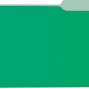 Unv Interior File Folder Letter  Br Green