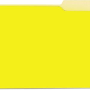 Unv Interior File Folder Lettersize Yellow