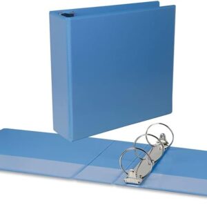 Unv Deluxe 3(O) Ring View Binder 3 Lt Bu
