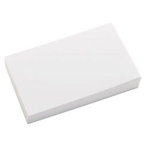 Unv Index Cards White 3 x 5 Plain