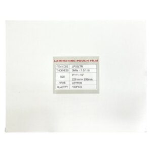 Laminating Pouch 3 Mil 9x11.5